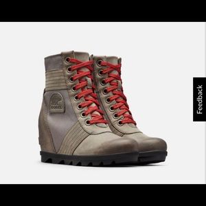 Brand new Sorel wedge boots